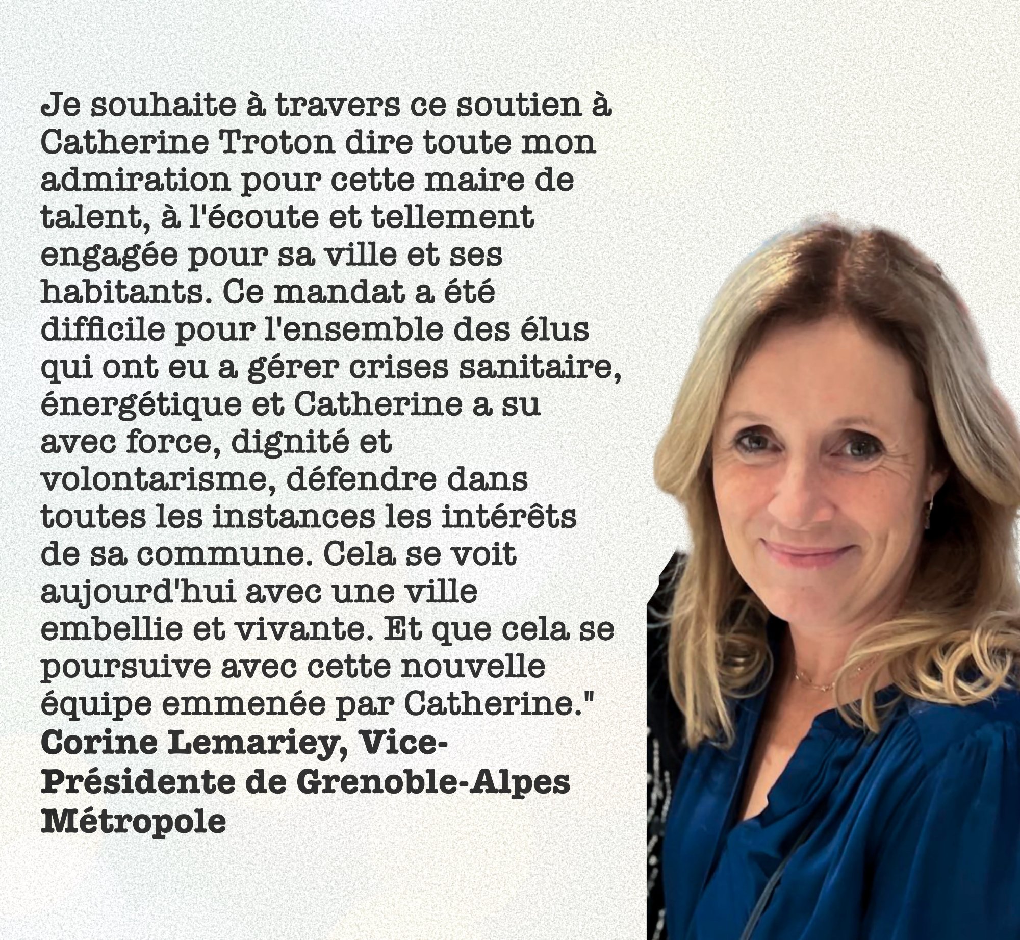 Corine Lemariey — VP Grenoble-Alpes Métropole