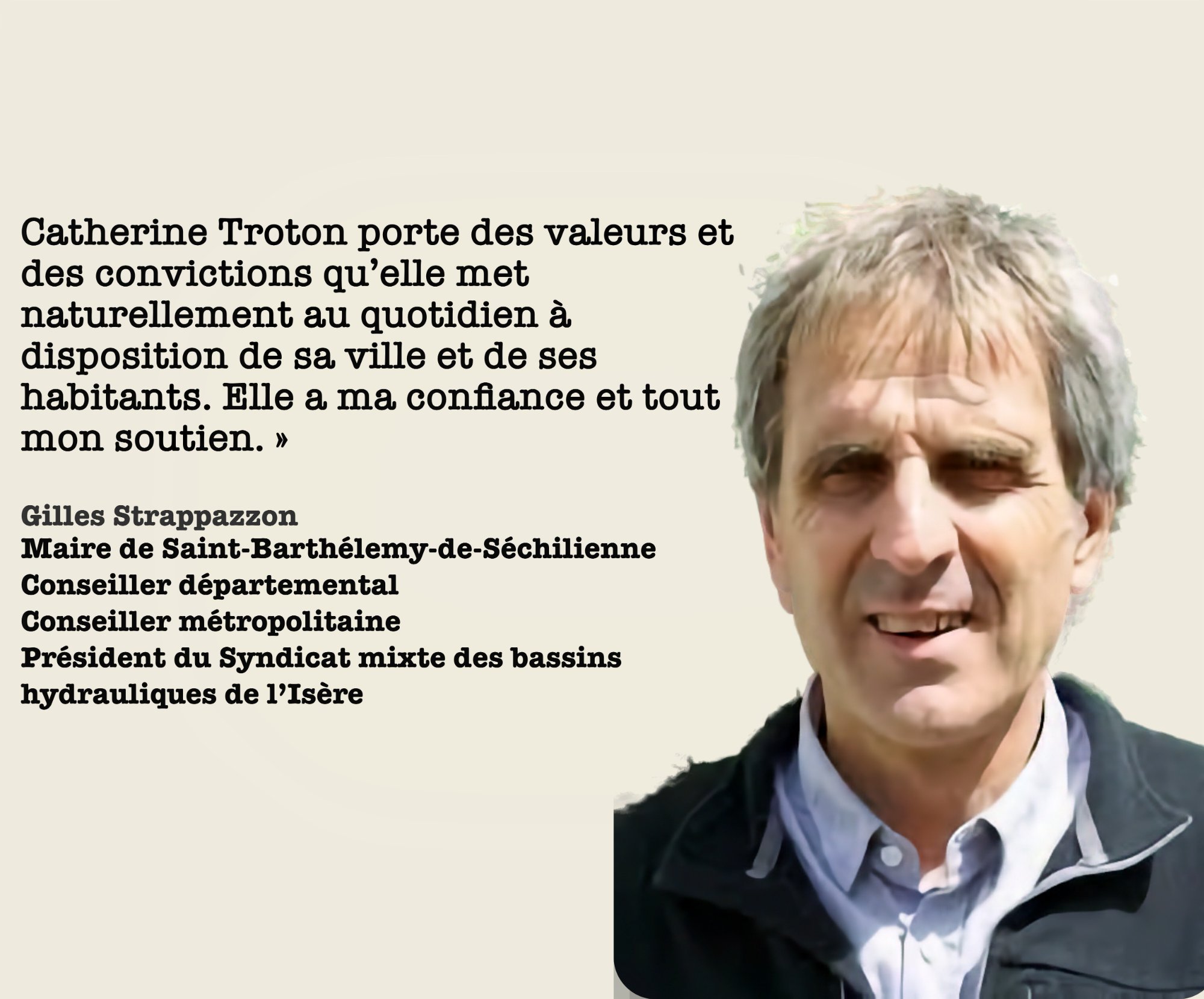 Gilles Strappazzon — Maire de Saint-Barthélemy-de-Séchilienne